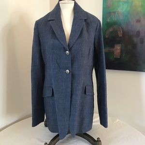 Gorgeous Maxstudio vintage linen jacket
